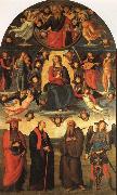 PERUGINO, Pietro The Assumption of the Virgin with Saints oil painting